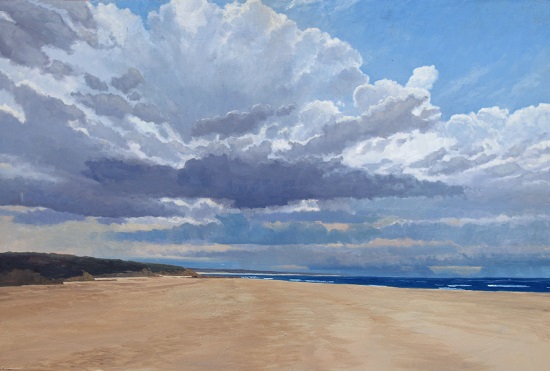 South Coast beach painting
